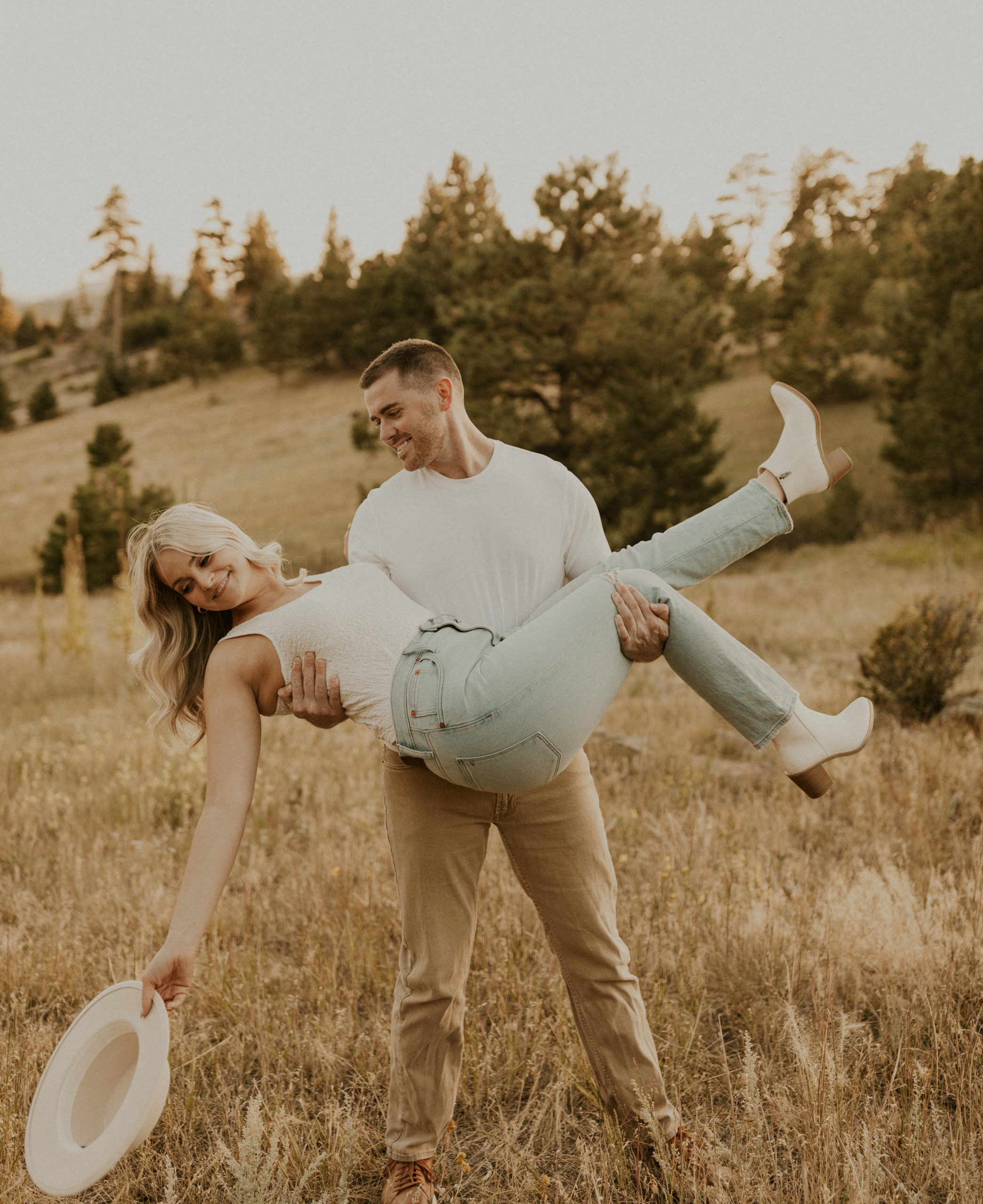 Colorado mountain engagement session