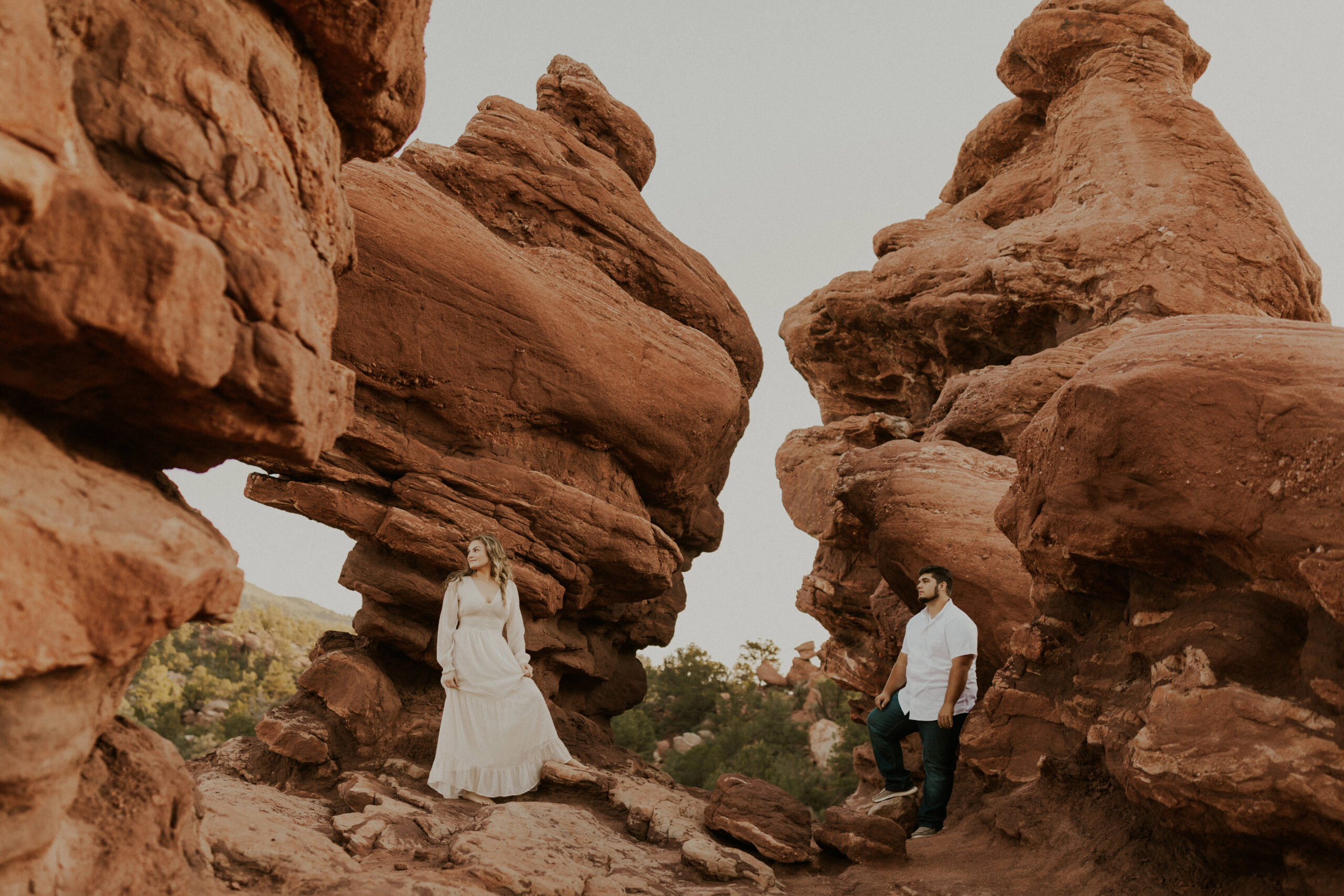 Ryan surprised Selina in the sweetest way ever by booking an engagement session at Garden of the Gods just after she said yes!