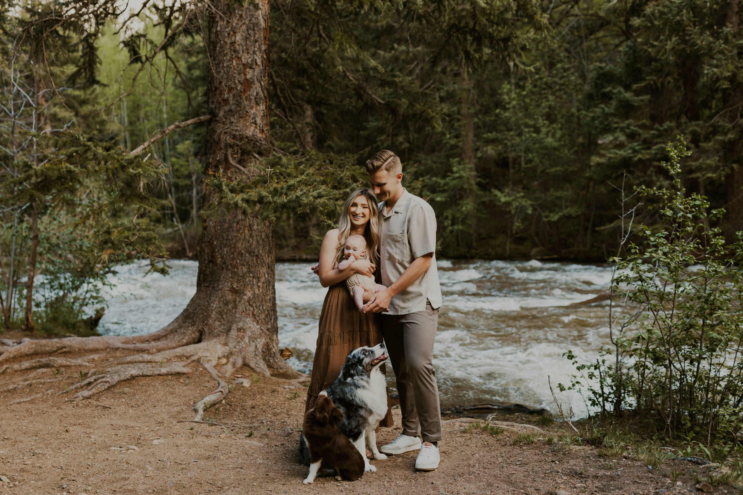 Lifestyle family session in the Colorado Rockies at Guanalla Pass.