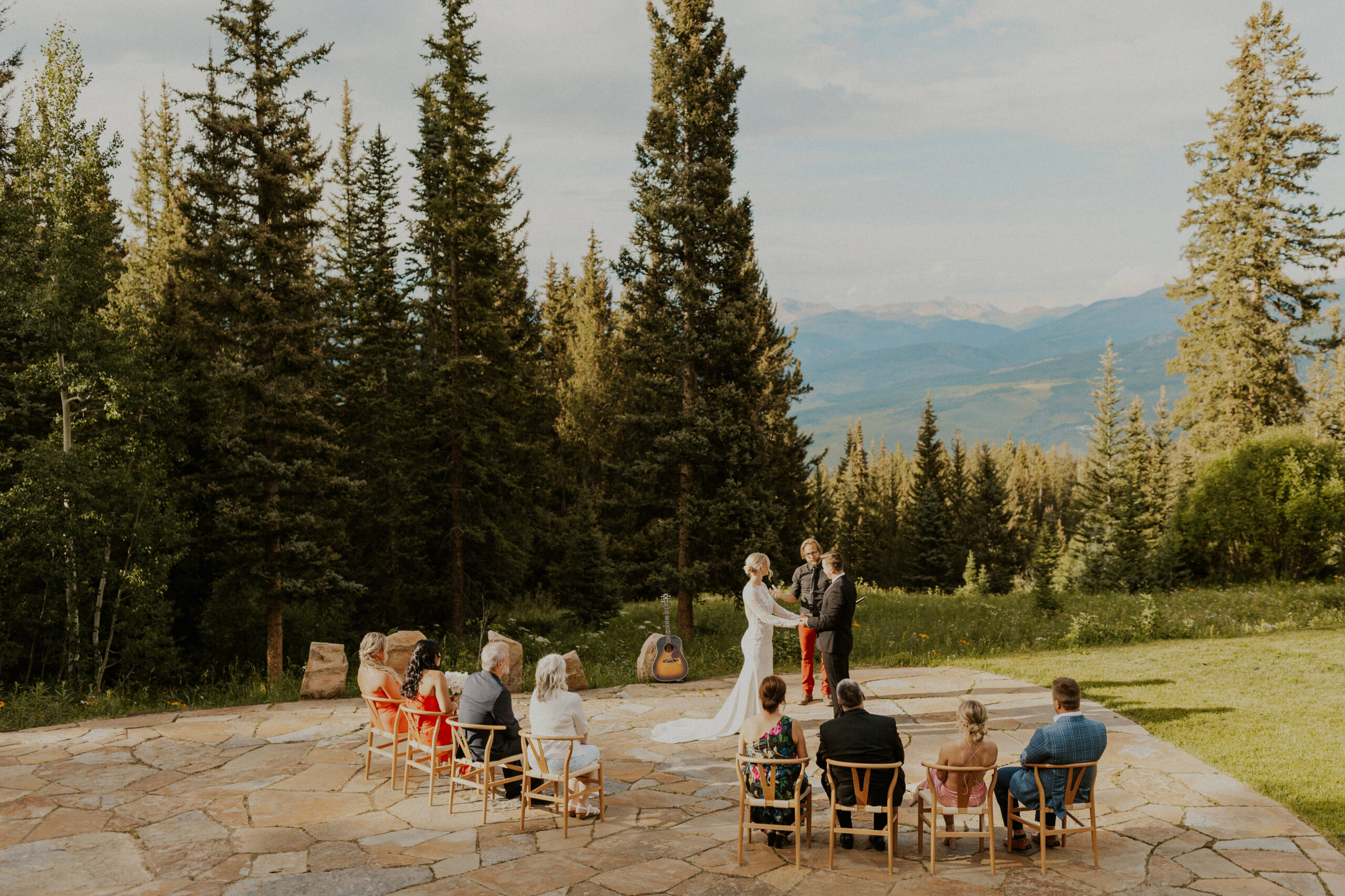 Luxury Summer Wildflower Intimate Wedding in Crested Butte at Private Home